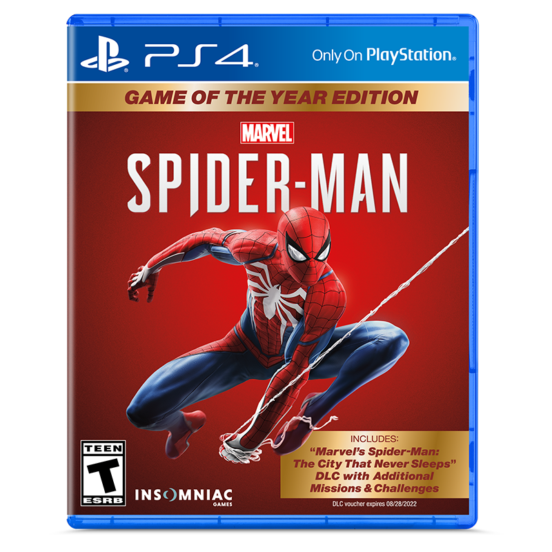 marvel spider man game of the year edition ps4