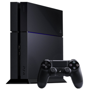 playstation 4 standard chipped with games — used