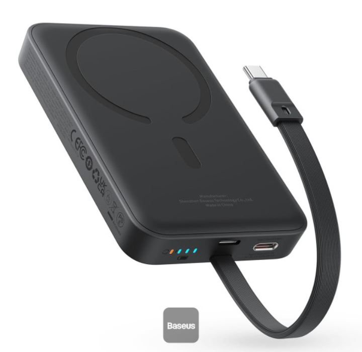 baseus magnetic mini wireless 10000mah 30w (black) baseus magnetic mini wireless 10000mah 30w (black)
