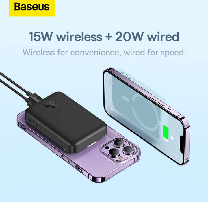 baseus magnetic mini wireless power bank 10000mah 20w baseus magnetic mini wireless power bank 10000mah 20w