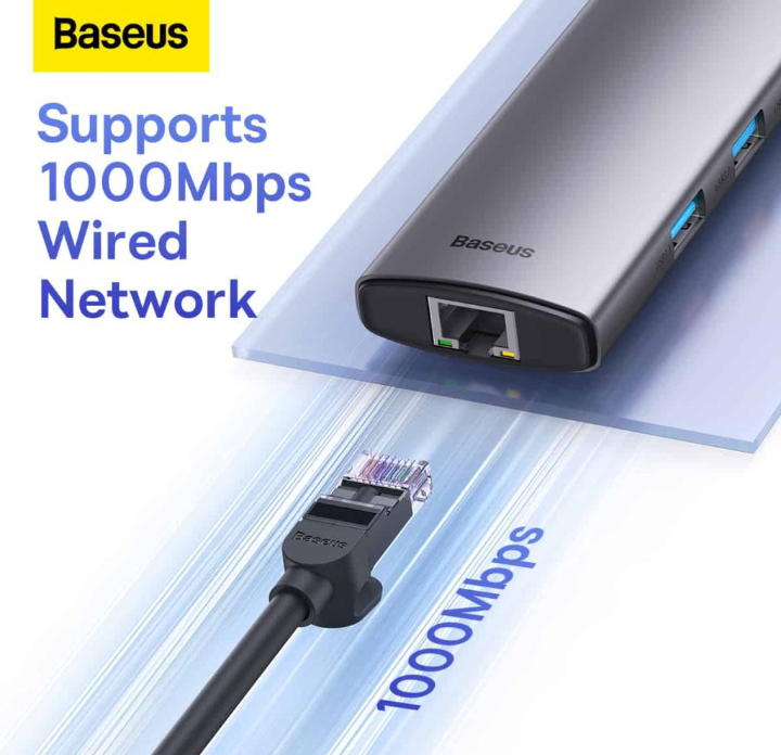 baseus starjoy 6 port type c hub adapter baseus starjoy 6 port type c hub adapter