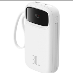 baseus qpow 2 30w 20000mah (white)