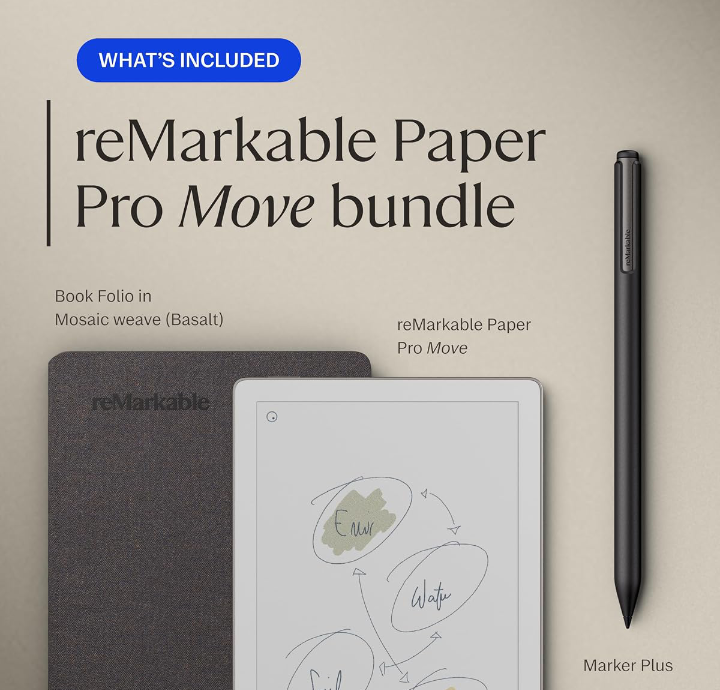 remarkable paper pro 7.3" display + marker plus + book folio remarkable paper pro 7.3" display + marker plus + book folio